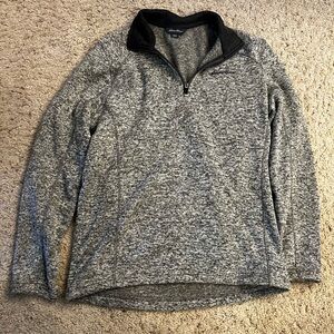 Men’s Eddie Bauer Gray Quarter-Zip Pullover